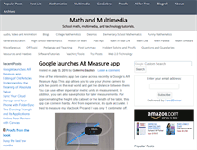 Tablet Screenshot of mathandmultimedia.com